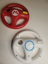 Conjunto de volante Hori Mario vermelho + branco Nintendo Wii U Mario Kart original 2 comprar usado  Enviando para Brazil