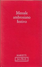 Messale ambrosiano festivo. usato  Milano