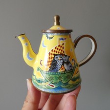 Vintage enamel miniature for sale  WESTBURY