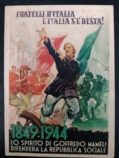 Cartolina franchigia r.s.i. usato  Tarcento