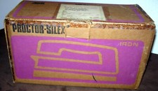 Usado, Antigo Proctor Silex 117B Ferro Seco Roupas Ferro Com Caixa Original Parece Não Usado comprar usado Usado, Antigo Proctor Silex 117B Ferro Seco Roupas Ferro Com Caixa Original Parece Não Usado comprar usado  Enviando para Brazil