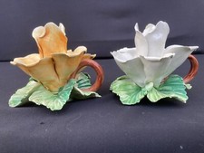 Paire bougeoirs roses d'occasion  Senlis