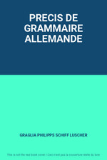 Precis grammaire allemande d'occasion  France