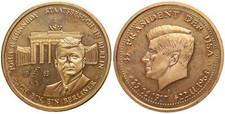 Medaille john kennedy gebraucht kaufen  Köln