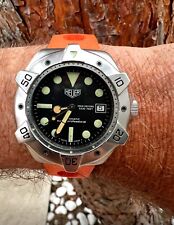 Montre plongée heuer d'occasion  Le Vésinet