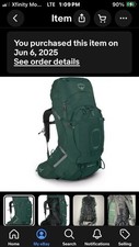 Osprey aether plus for sale  Muskegon
