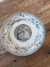 Ancienne assiette parlante d'occasion  Chaumont