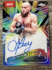 2025 Topps Chrome UFC Rinat Fakhretdinov FSA-RF Preto Prizm /10 Automático comprar usado  Enviando para Brazil