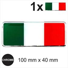 Adesivo cromato bandiera usato  Spedire a Italy