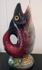 Majolica fish vase for sale  Orleans