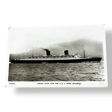 Postcard rppc cunard d'occasion  Expédié en Belgium