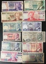 Lot billets turquie d'occasion  Talence