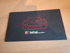 Prospekt fiat abarth gebraucht kaufen  Lohmar