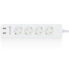 Listwa zasilająca UNITEC WiFi 4+2 | Pomiar kosztów energii | z 2 wyjściami USB na sprzedaż  PL