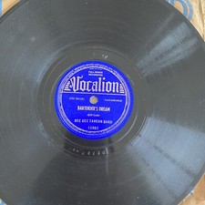 Bee Gee Tavern Band - Bill Gale 78 rpm VOCALION 15982 BARTENDER'S DREAM V+ comprar usado  Enviando para Brazil