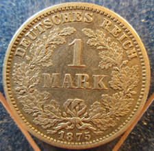 Mark kaiserreich 1875 gebraucht kaufen  Prezelle