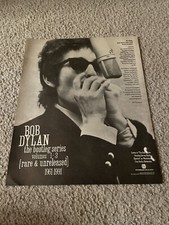 Vintage 1991 Bob Dylan The Bootleg Series Vol. 1-3 CD CASSETE IMPRESSÃO ANÚNCIO 1961-91 comprar usado  Enviando para Brazil