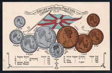 Postcard coin card for sale  POOLE