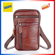 Petite sacoche cuir d'occasion  Villeurbanne