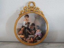 Ancien médaillon porcelaine d'occasion  France