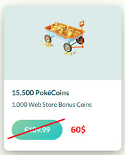 15500 pokecoins pogo d'occasion  Montreuil
