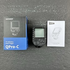 Neewer QPRO-C TTL Wireless Canon 1/8000s HSS TTL Grande Tela LCD Flash Gatilho, usado comprar usado  Enviando para Brazil
