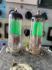 2x 6E1P (6Е1П, EM80) “Magic Eye” Indicator Tube, Soviet, Used, tested na sprzedaż  PL