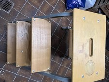 Stahl holz tritt gebraucht kaufen  Münster