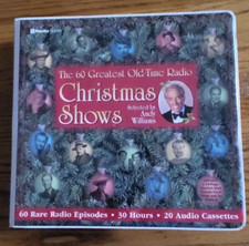 60 Greatest Old Time Radio Christmas Shows Andy Williams 20 Box Set Cassette NM comprar usado  Enviando para Brazil