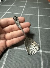 Colher Bon com fenda vintage Watson prata esterlina cabo de anjo, usado comprar usado  Enviando para Brazil