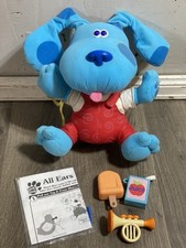 HTF Vintage 2000 Fisher Price BLUES PISTAS Todas as Orelhas Azul Pelúcia Interativa Rara comprar usado  Enviando para Brazil