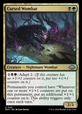 Mtg cursed wombat gebraucht kaufen  Neustadt