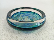 studio glass bowl for sale  RUGBY