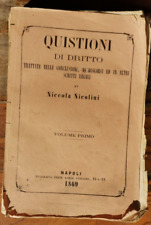 Quistioni dritto volume usato  Bari