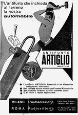 Pubblicita 1954 artiglio usato  Biella
