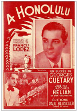 Partition honolulu georges d'occasion  Royan