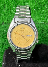 Relógio de pulso masculino vintage japonês data automática Seiko 5 original autêntico comprar usado  Enviando para Brazil