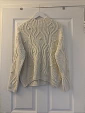 Lipsy cream knit for sale  BARKING