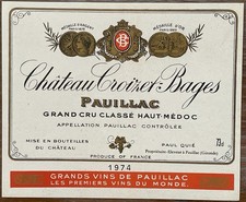 étiquette château croizet d'occasion  Toul