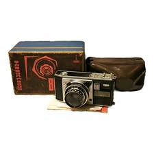 Very Rare!! Voshod -  35mm Soviet Russian Photo Film Camera, Case, Box, Papers comprar usado Very Rare!! Voshod -  35mm Soviet Russian Photo Film Camera, Case, Box, Papers comprar usado  Enviando para Brazil