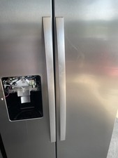Maçaneta de porta de geladeira Whirlpool aço inoxidável lado a lado (1) esquerda ou direita comprar usado  Enviando para Brazil