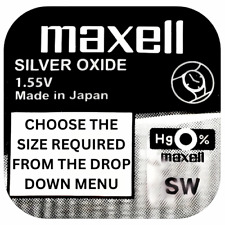 Maxell óxido de prata, bateria de relógio sem mercúrio 1.55v - VÁRIOS TAMANHOS comprar usado  Enviando para Brazil
