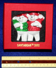 Santabear 2002 ornament for sale  Whitewater