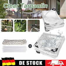 Transparent waterproof tarpaul for sale  Shipping to Ireland