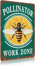 Vintage garden signs d'occasion  Expédié en France