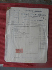 1393 vieille facture d'occasion  Plestin-les-Grèves