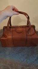 brown leather doctors bag for sale  SCARBOROUGH