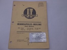 Shop manual minneapolis for sale  Edinburg