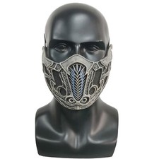 Cosplay Mortal Kombat Sub Zero Bi Han Máscara Facial Halloween Máscaras Látex comprar usado  Enviando para Brazil
