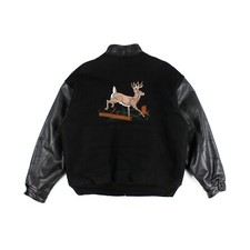 Vintage leather bomber d'occasion  Expédié en Belgium